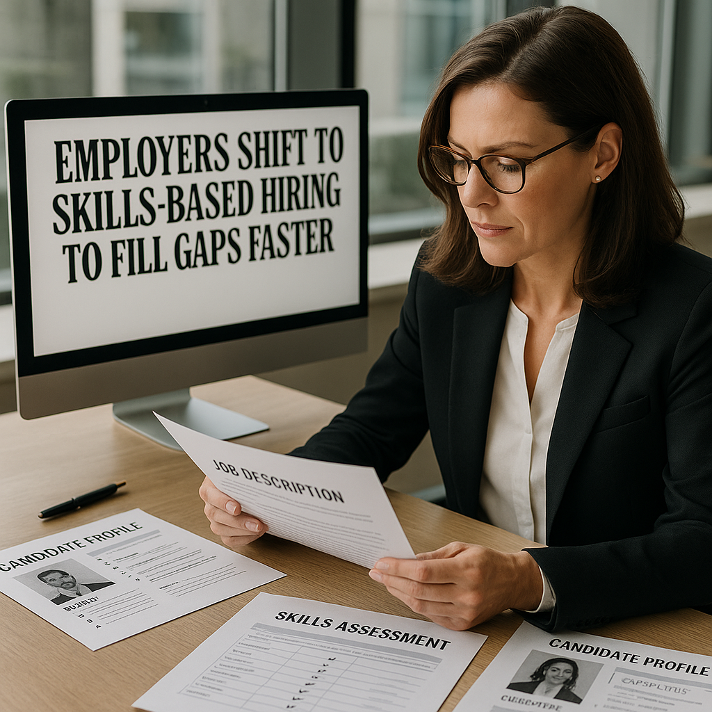 Employers Shift to Skills-Based Hiring to Fill Gaps Faster