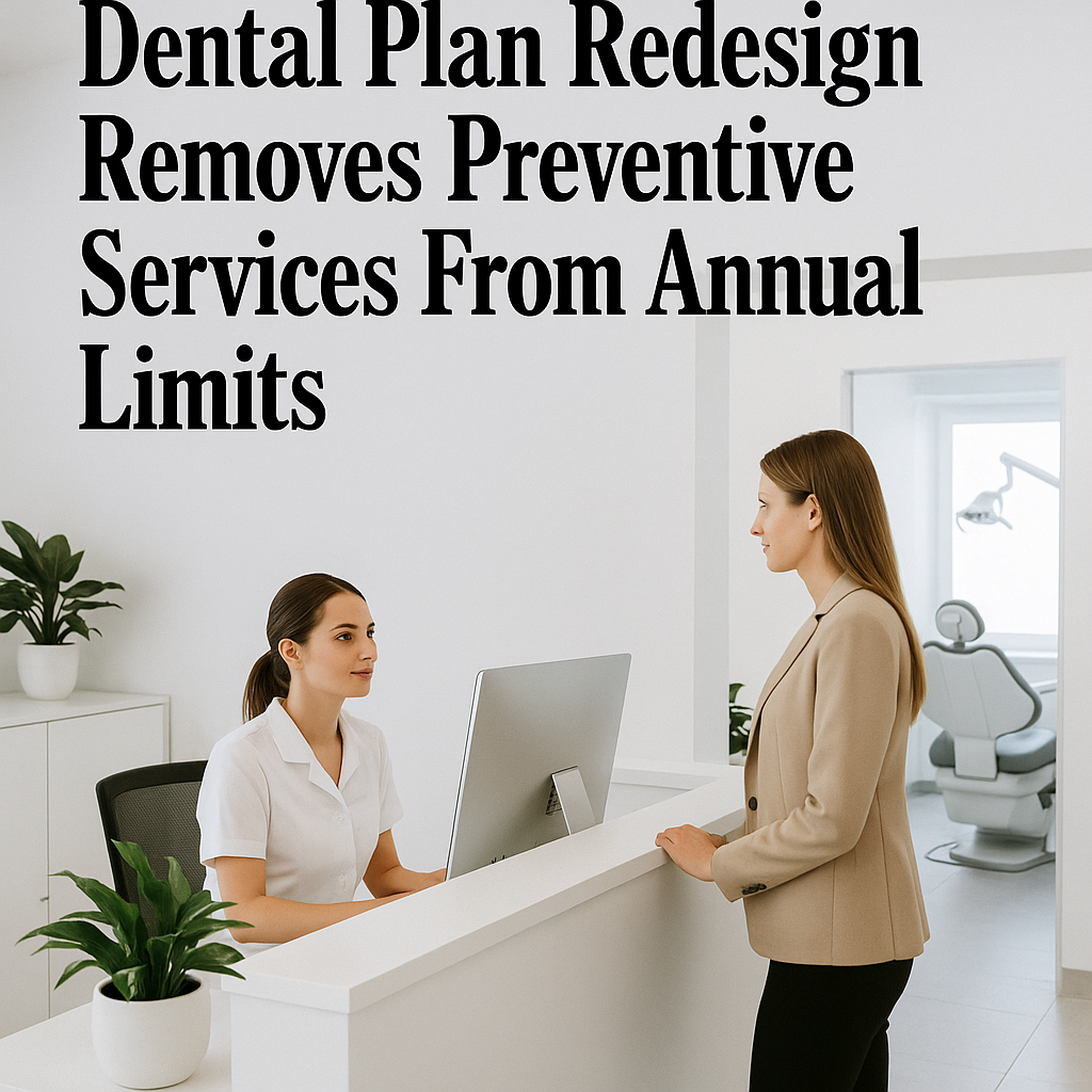 Dental Plan Redesign Removes Preventive Services From Annual Limits
