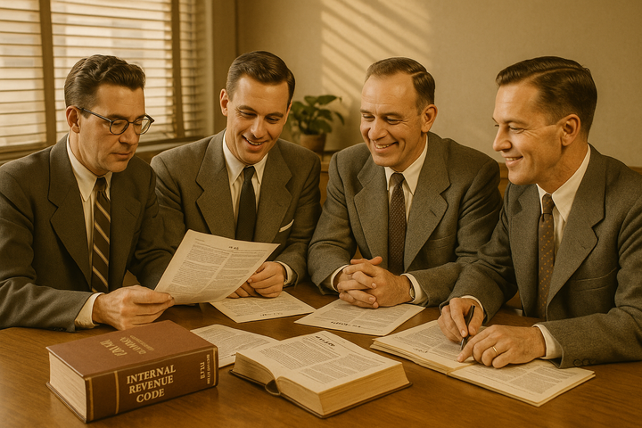 Professional illustration for article: How the 1954 Tax Code Created Modern Health Benefits