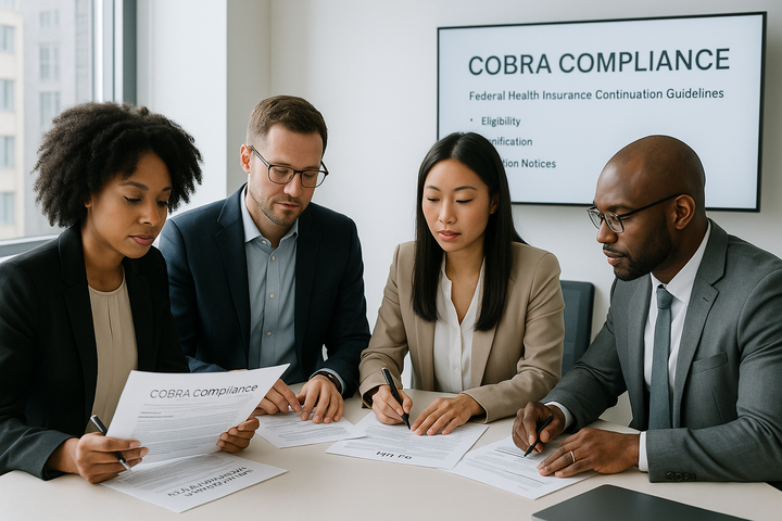 Professional illustration for article: Department of Labor Tightens COBRA Notice Compliance Standards