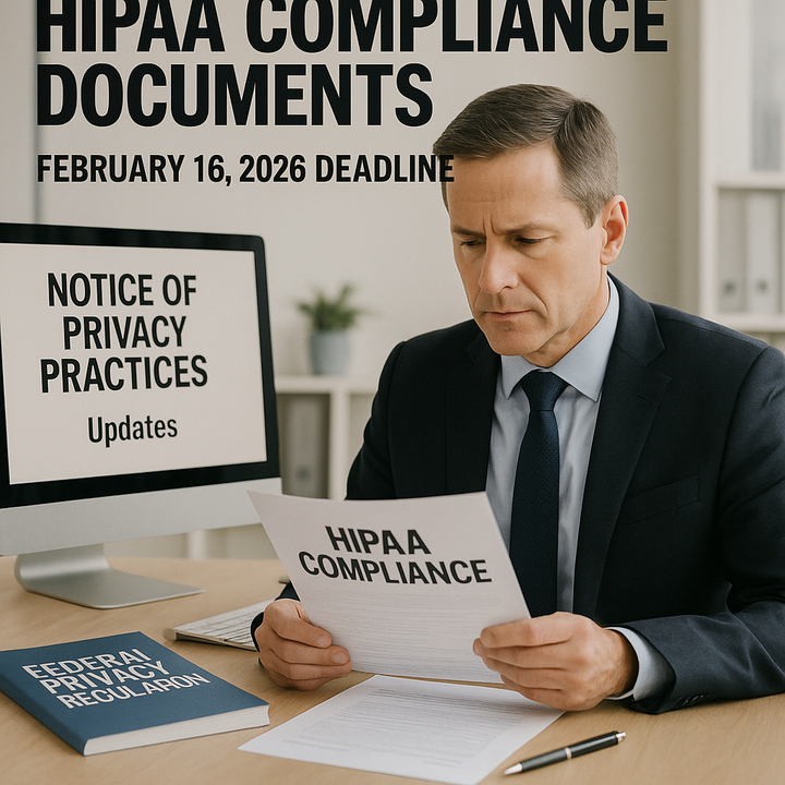 Professional illustration for article: Employers Must Update HIPAA Privacy Notices by Feb 16, 2026