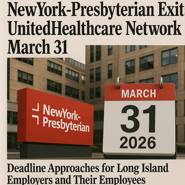 Professional illustration for article: NewYork-Presbyterian Exits UnitedHealthcare Network March 31