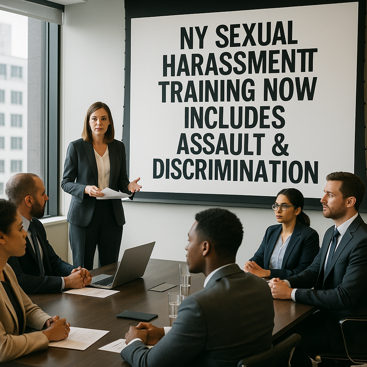 Professional illustration for article: NY Sexual Harassment Training Now Includes Assault & Discrimination